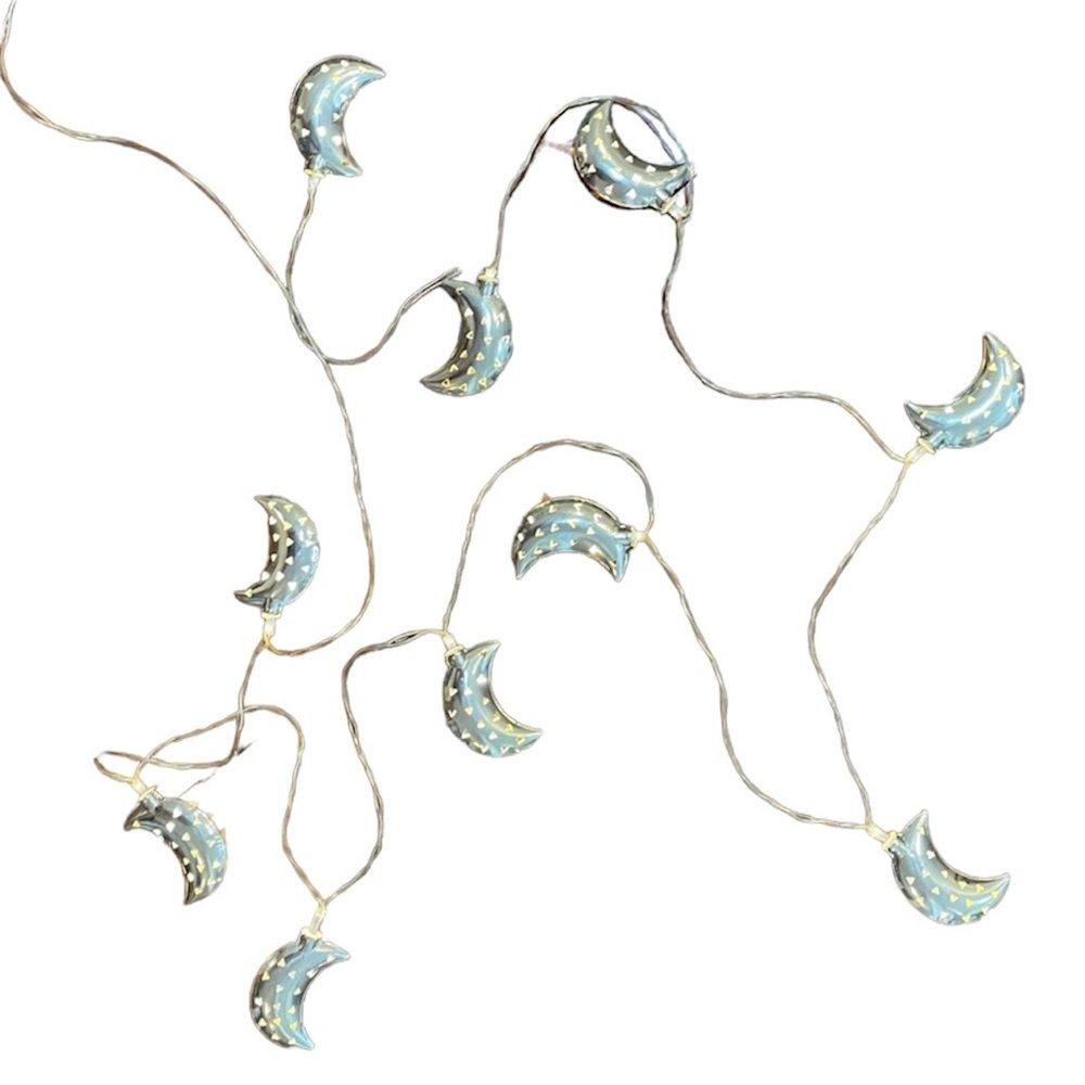 Crescent Moon String Lights